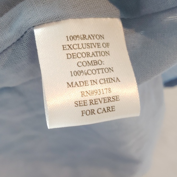 Indigo Thread Co 100% Cotton Periwinkle Dress - Picture 6 of 6